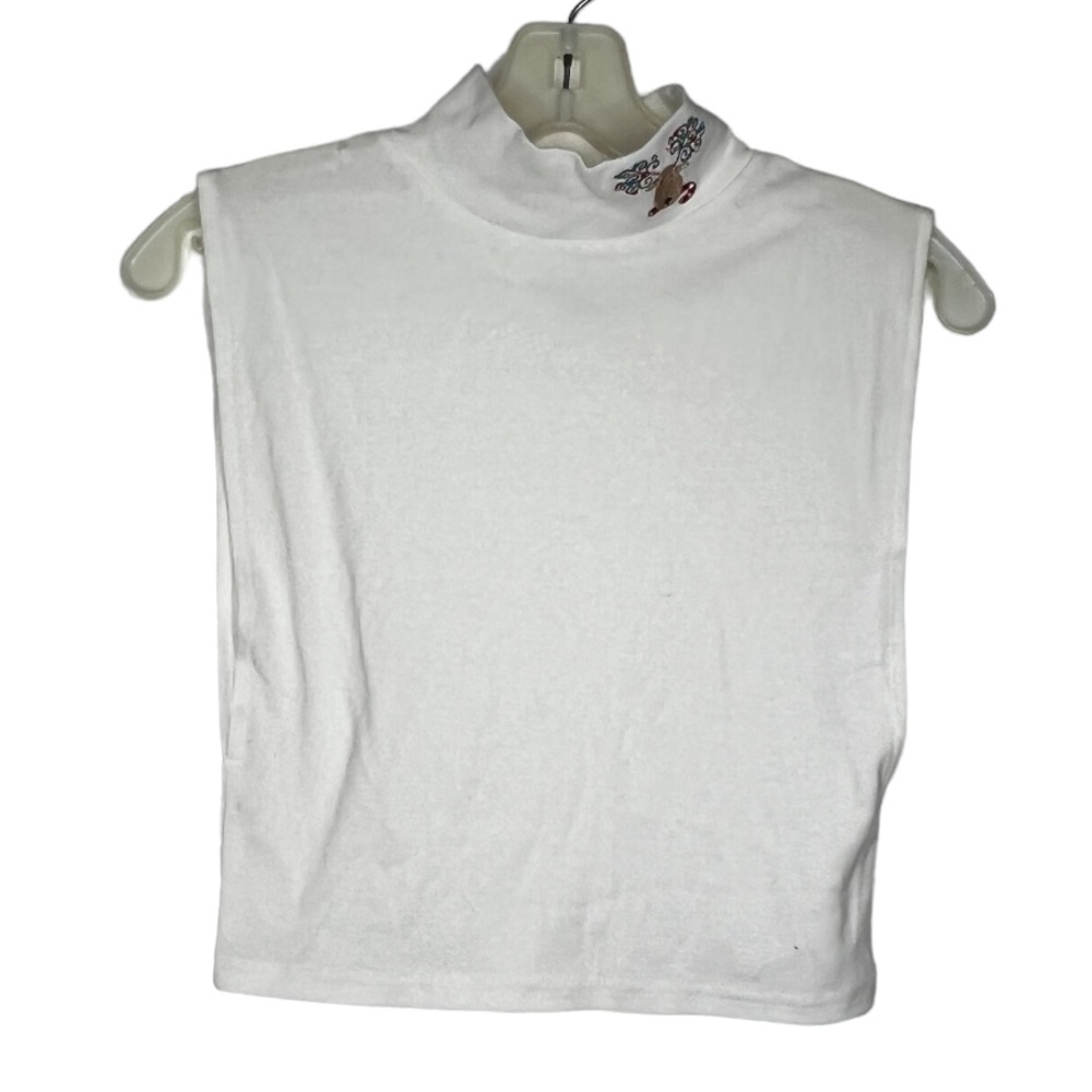 Vintage Accessory Crossing Mock Turtleneck Layering Shirt nwt